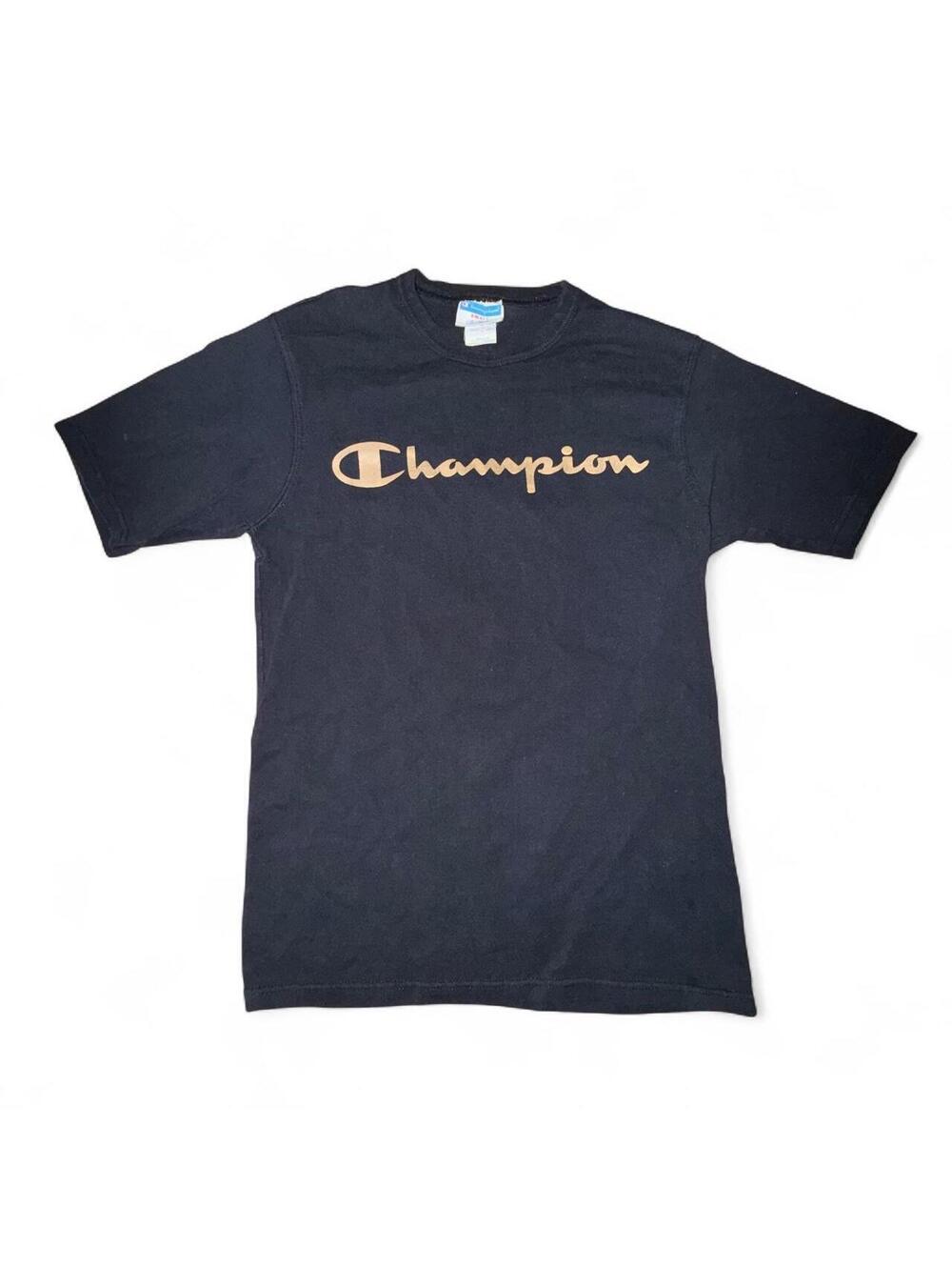 Champion Men's Black Short Sleeve T-Shirt Small - Picture 1 of 5